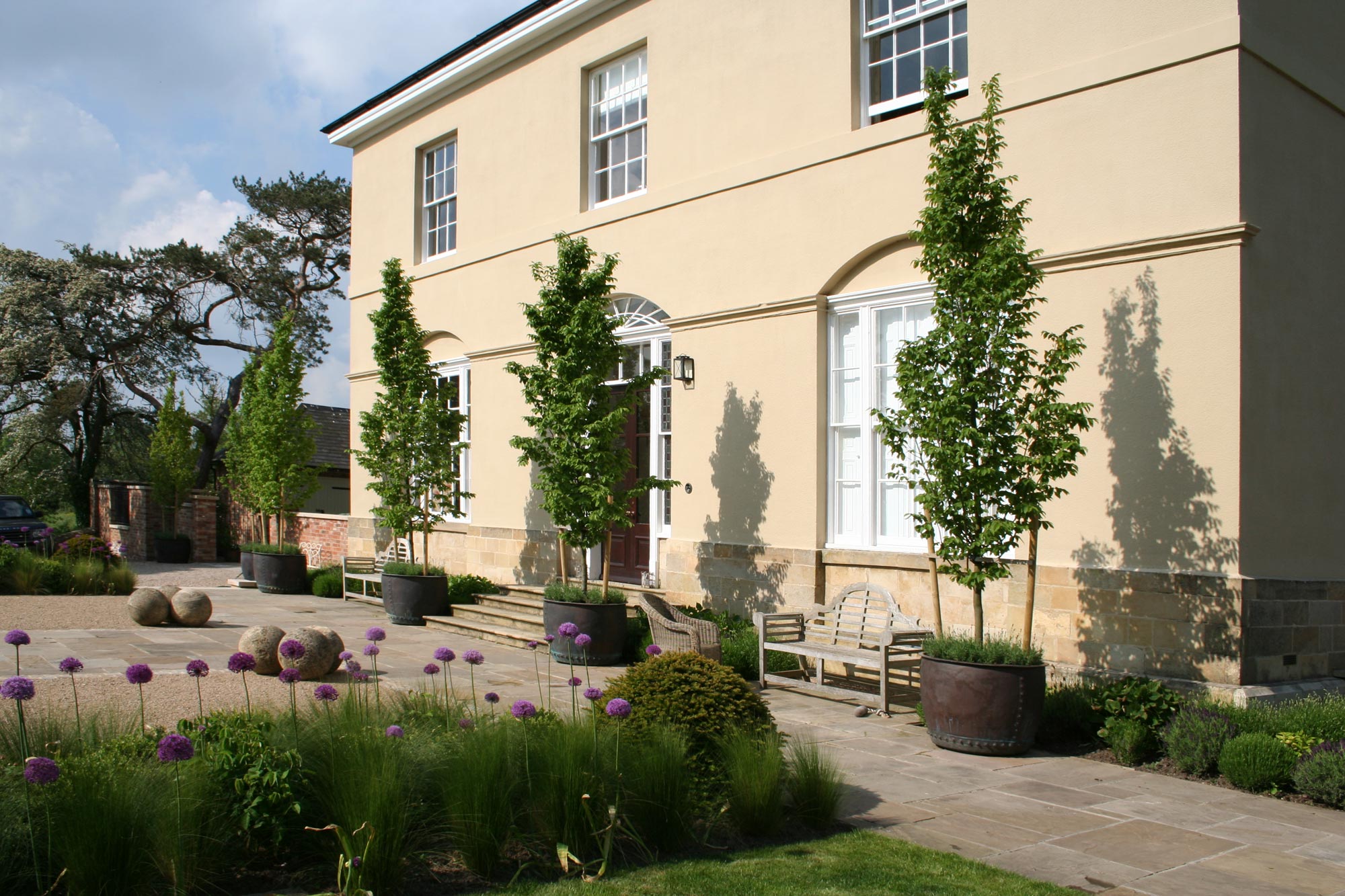 Improvements to the main elevation and entrance to the Leicestershire country house designed by Peter Eustance