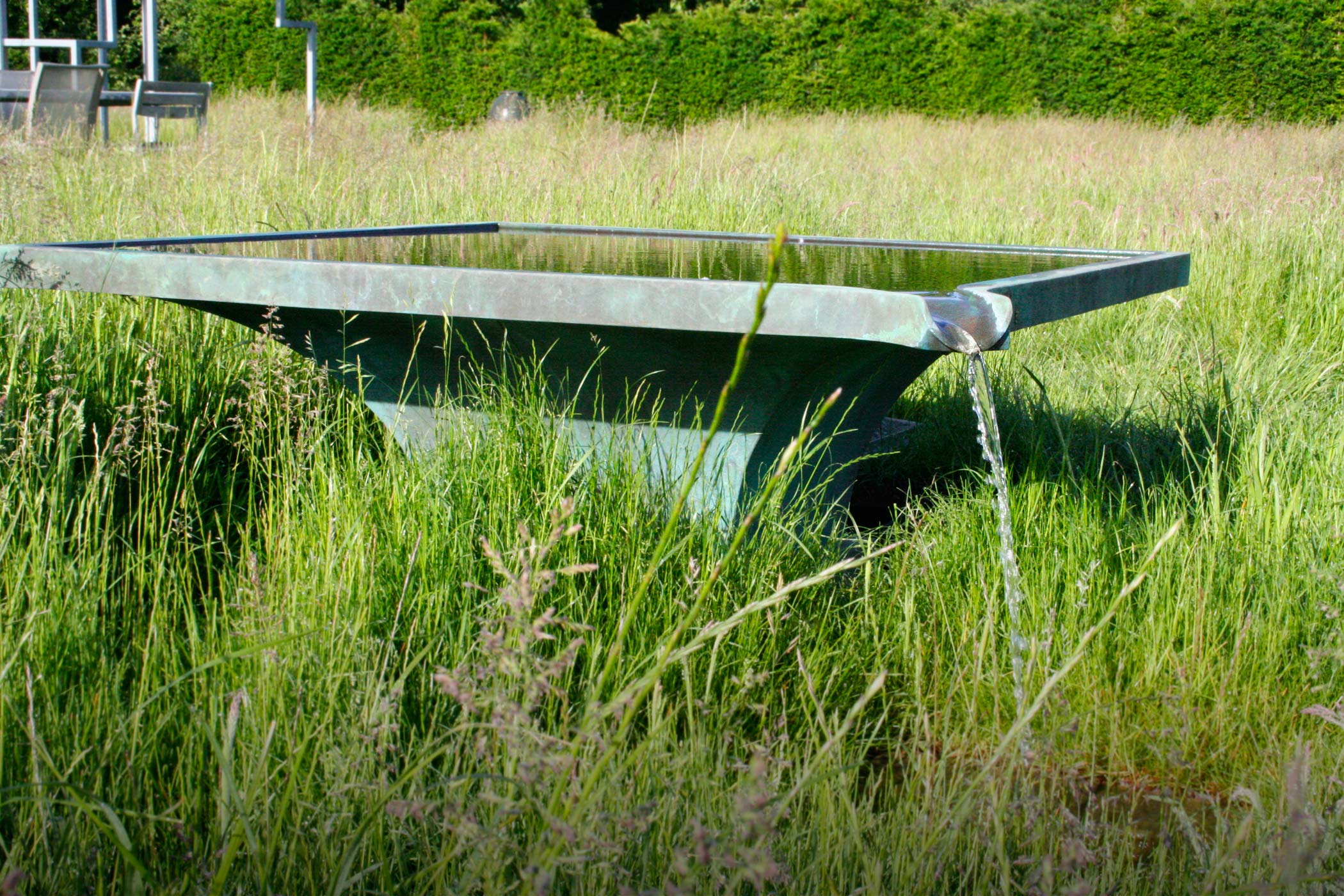 Esk water feature by Peter Eustance Symphonic Gardens