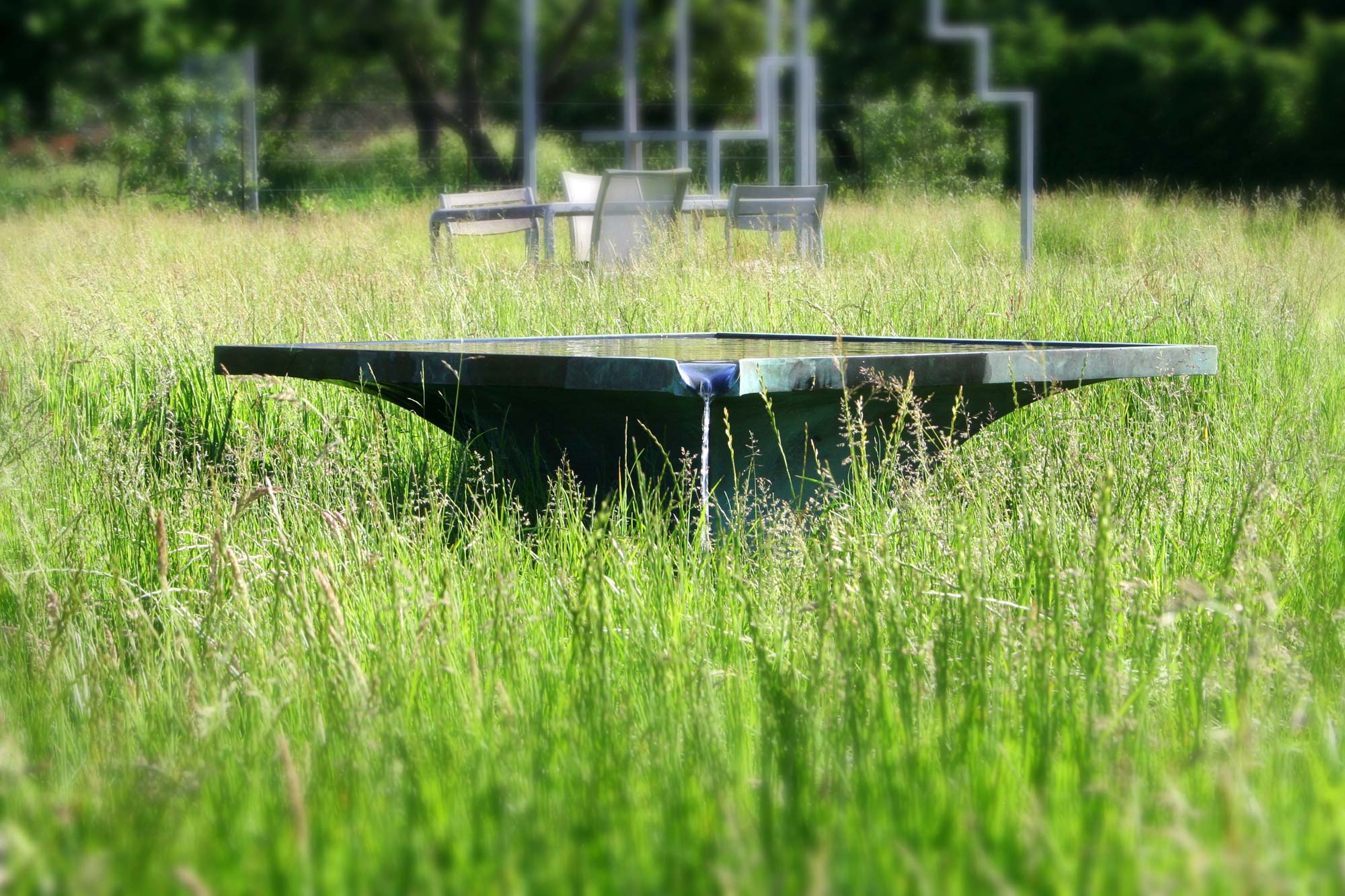 Esk water feature by Peter Eustance Symphonic Gardens