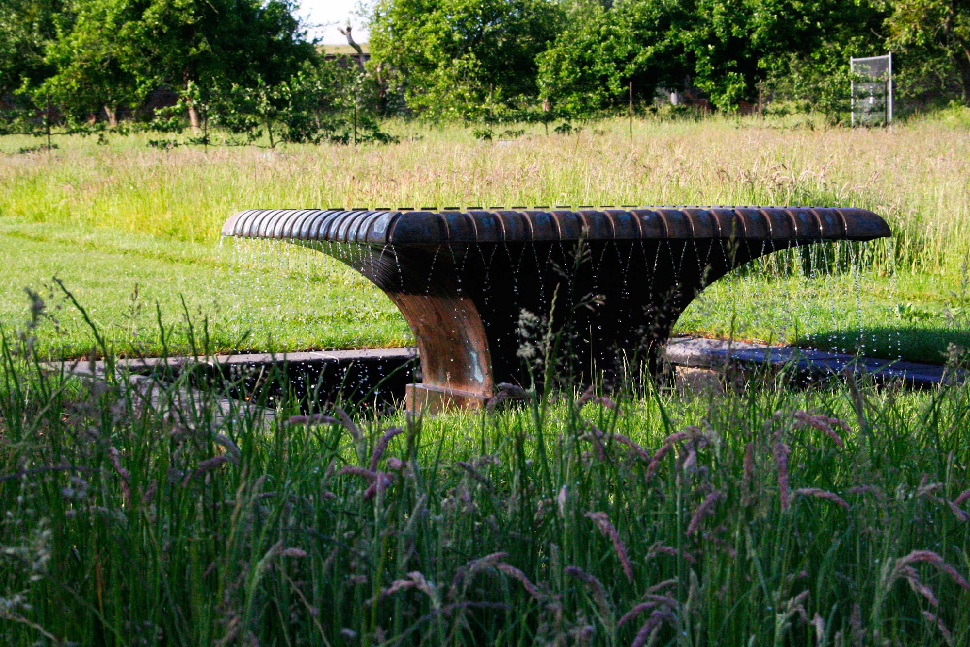 Lulworth water feature - Peter Eustance Symphonic Gardens