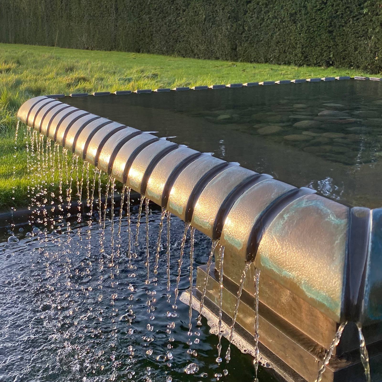 Lulworth water feature - Peter Eustance Symphonic Gardens