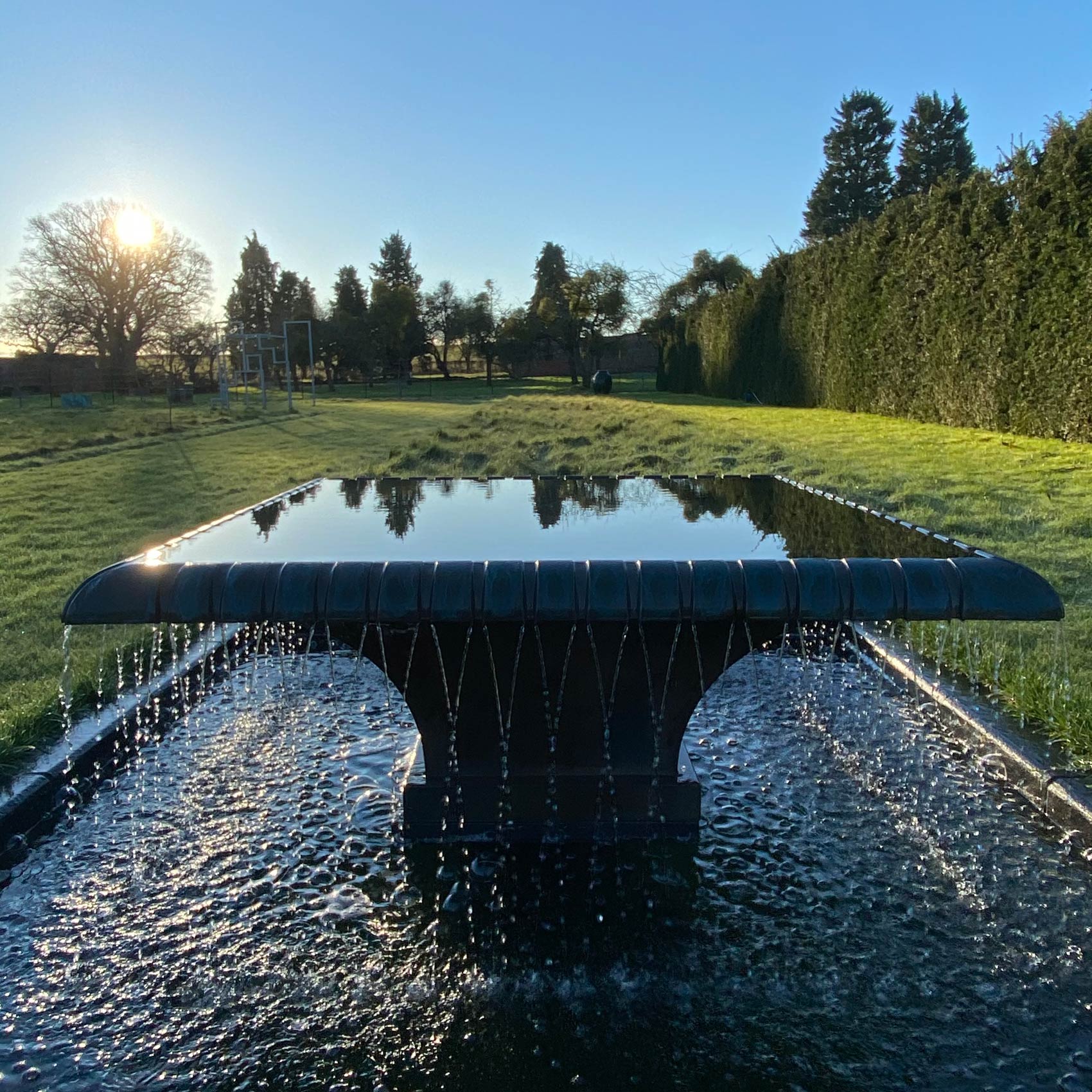 Lulworth water feature - Peter Eustance Symphonic Gardens