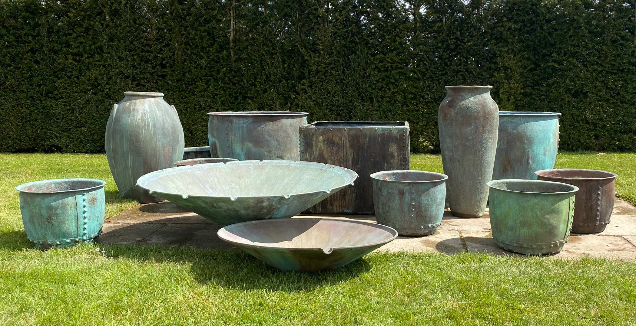 Symphonic Garden's range of water features